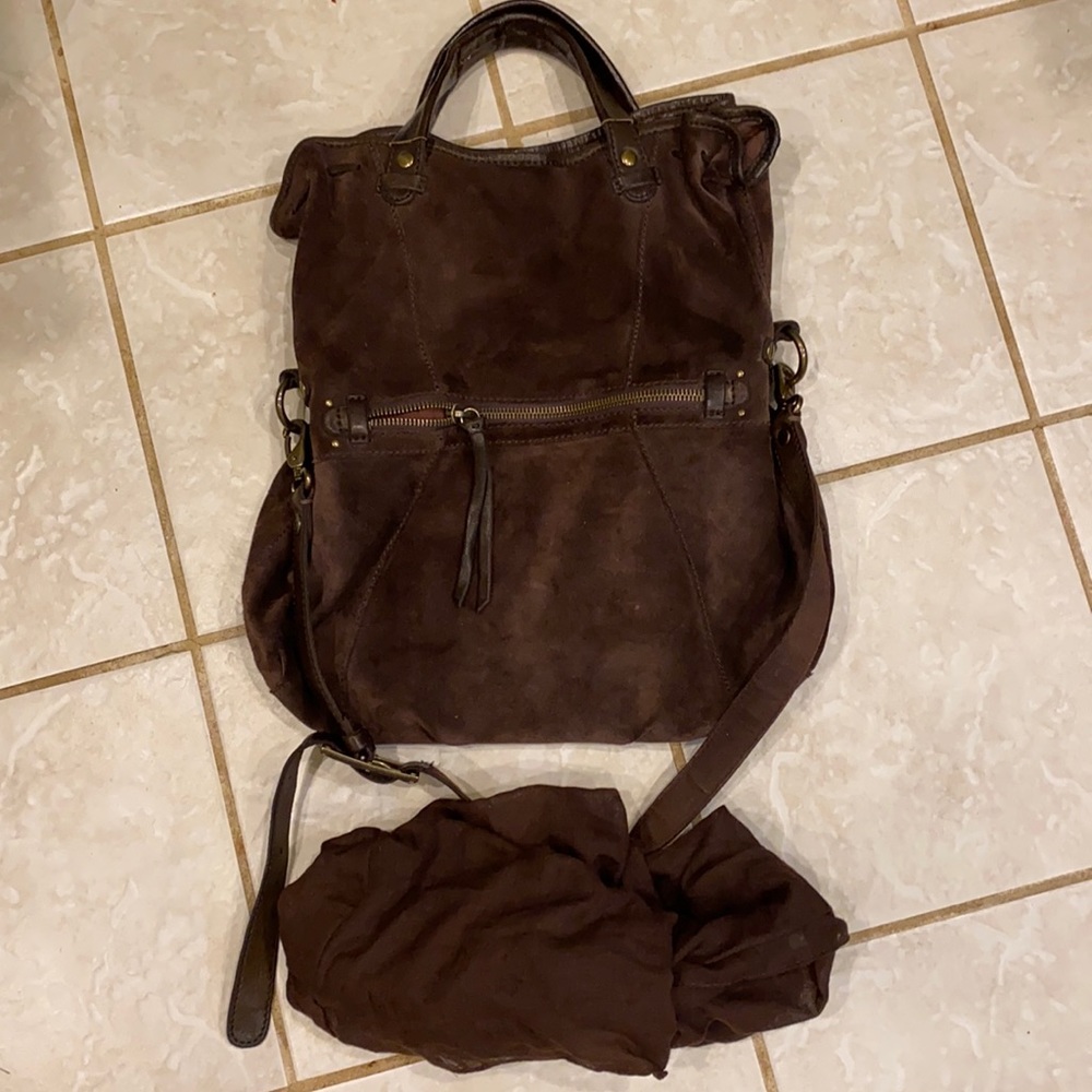 Lucky Brand shoulder bag or purse 16x17(12)x3”